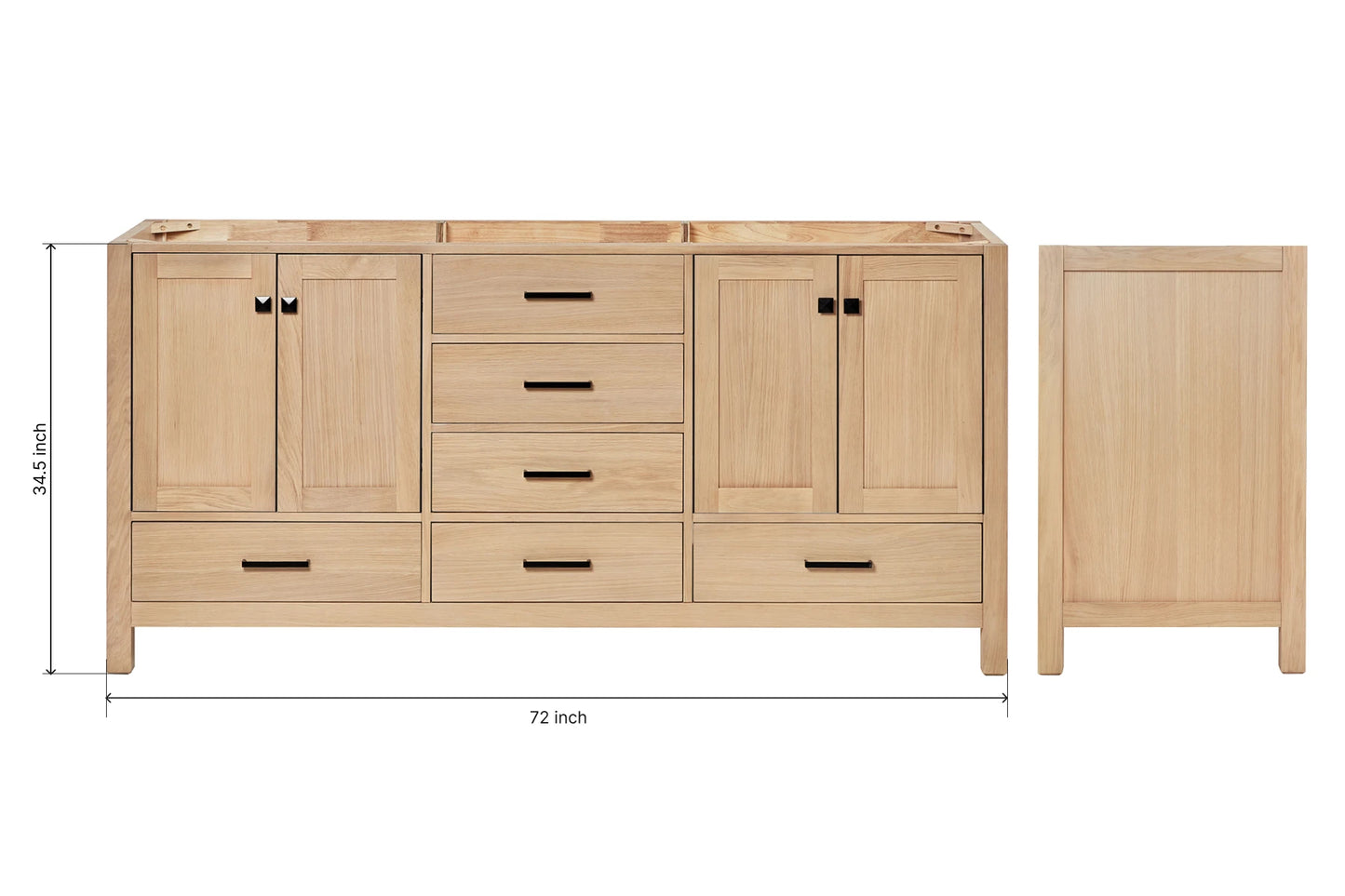 72" Bathroom Double Vanity