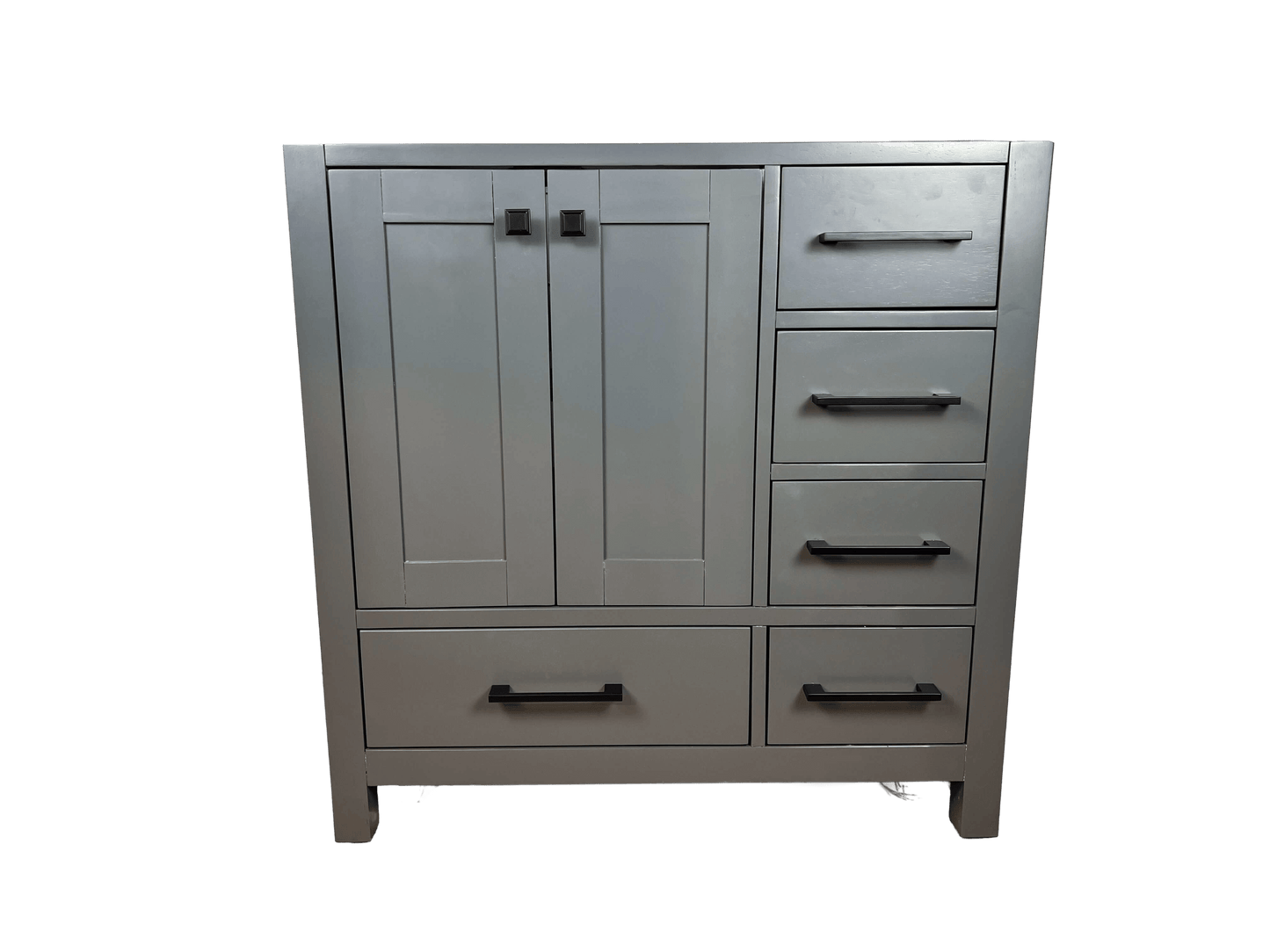 36" Single Bathroom Vanity - Midnight Gray