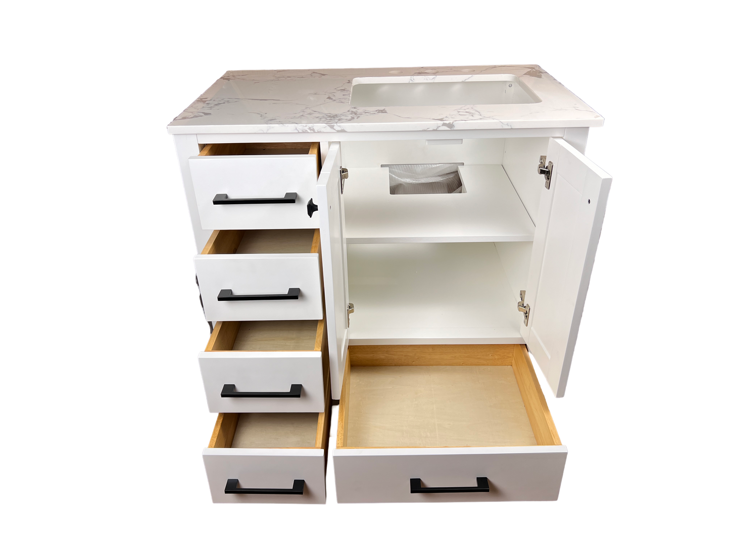 36" Bathroom Vanity - White - Caroline Avenue