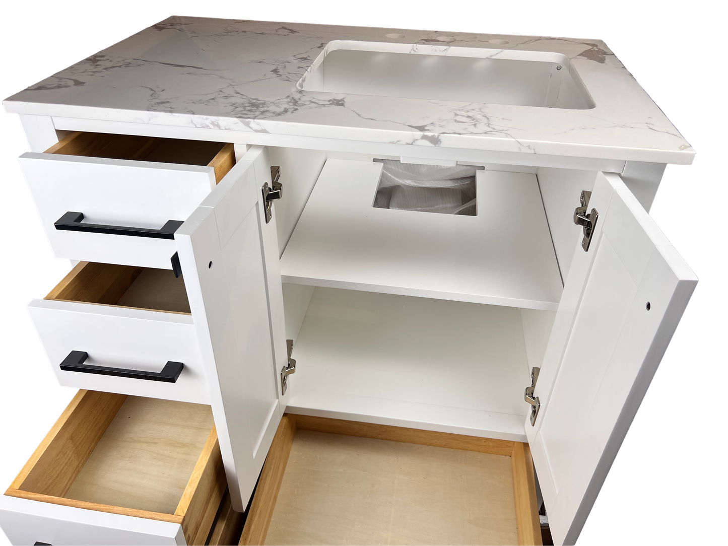 36" Bathroom Vanity - White - Caroline Avenue