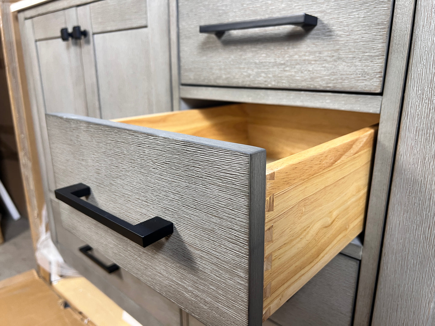 72 Inch Double Sink Bathroom Vanity - Cerused Gray | Vancouver