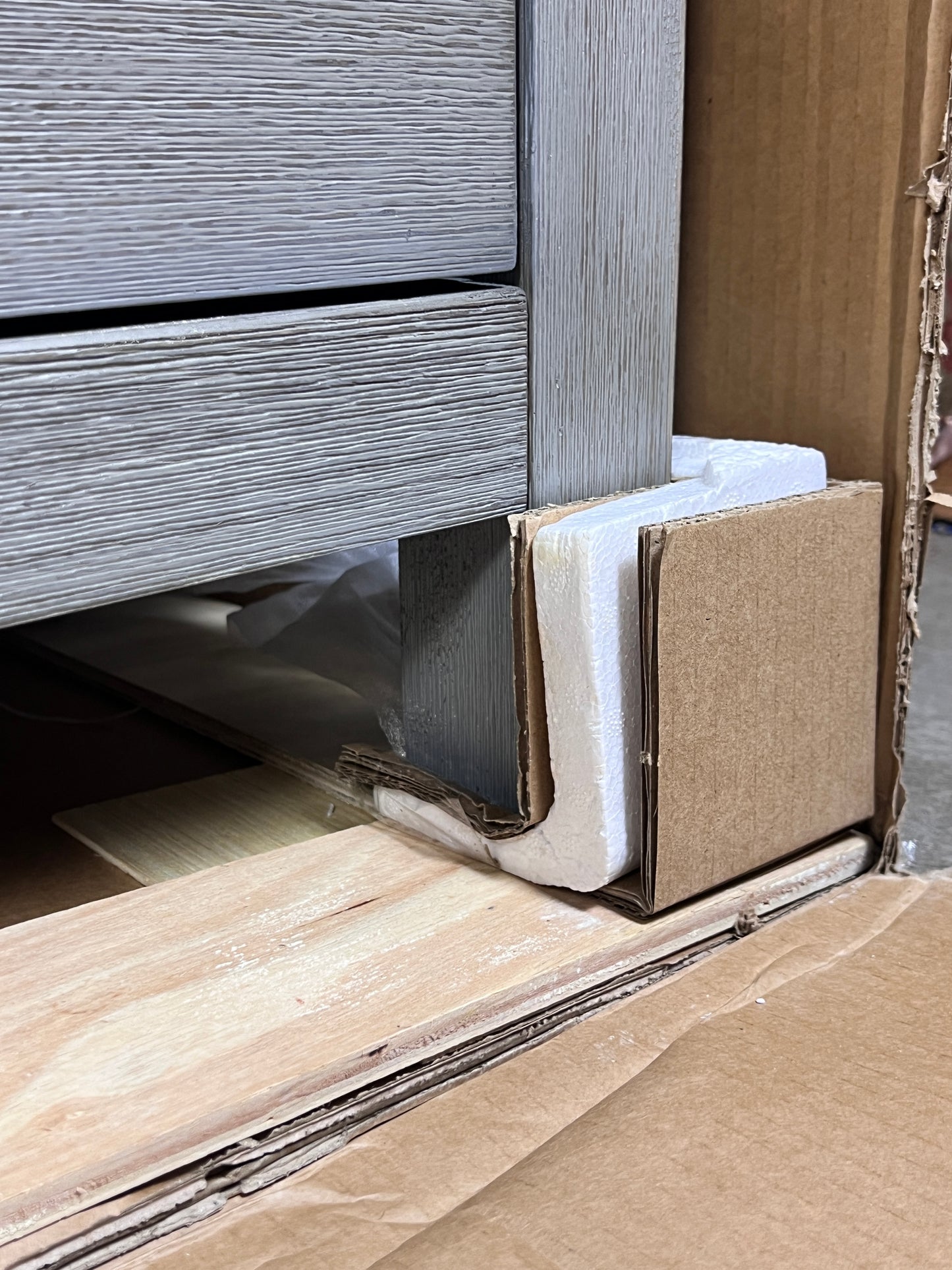 72 Inch Double Sink Bathroom Vanity - Cerused Gray | Vancouver