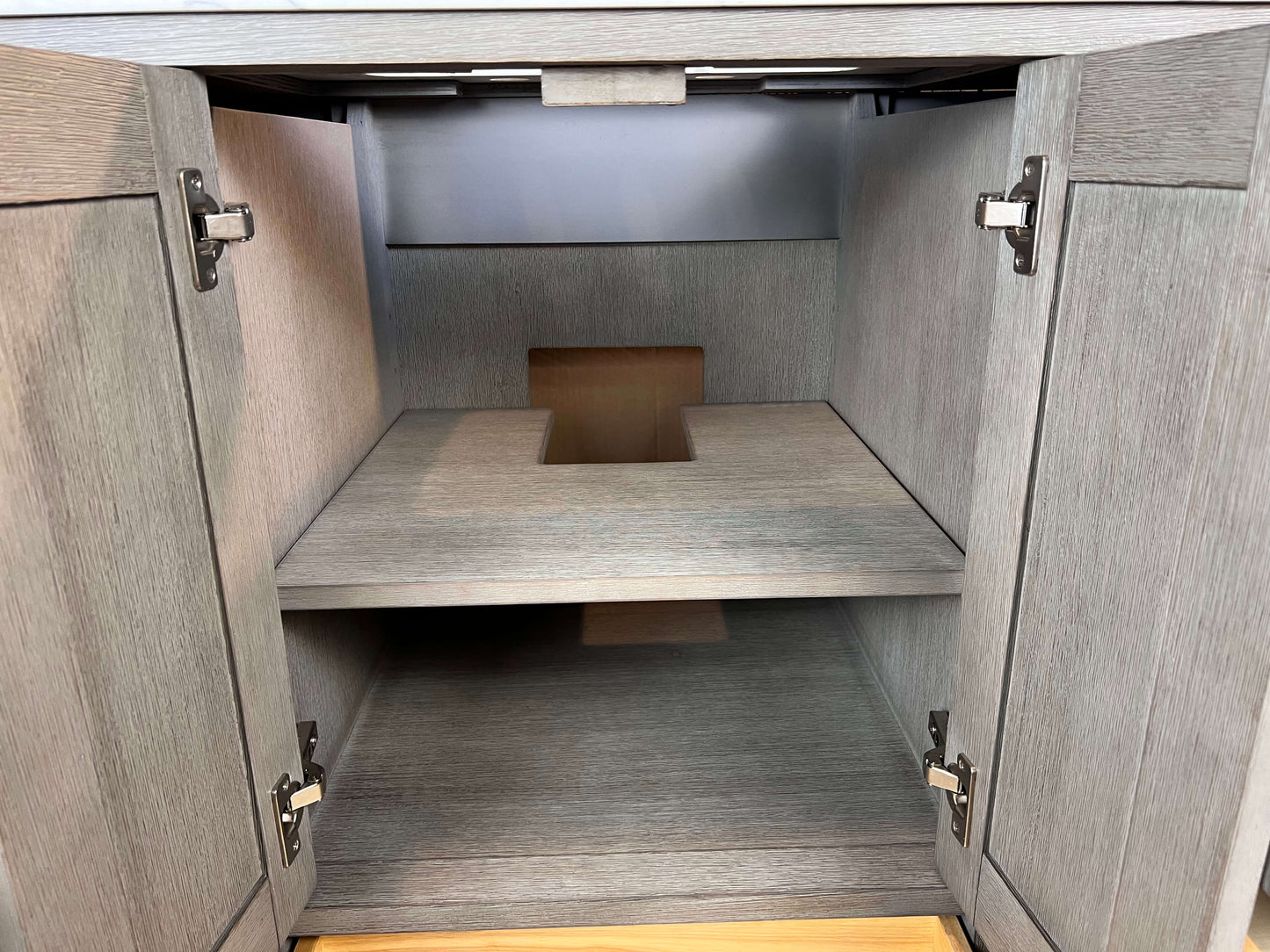 42 Inch Bathroom Vanity - Cerused Gray