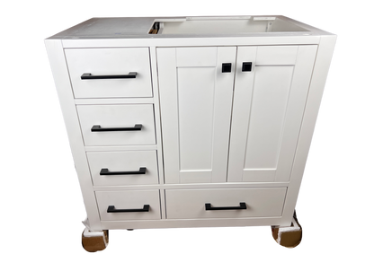 36" Bathroom Vanity - White - Caroline Avenue