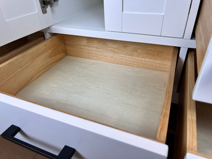 42 Inch Bathroom Vanity - White - Caroline Avenue