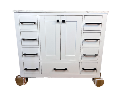 48 Inch Bathroom Vanity - White - Caroline Avenue