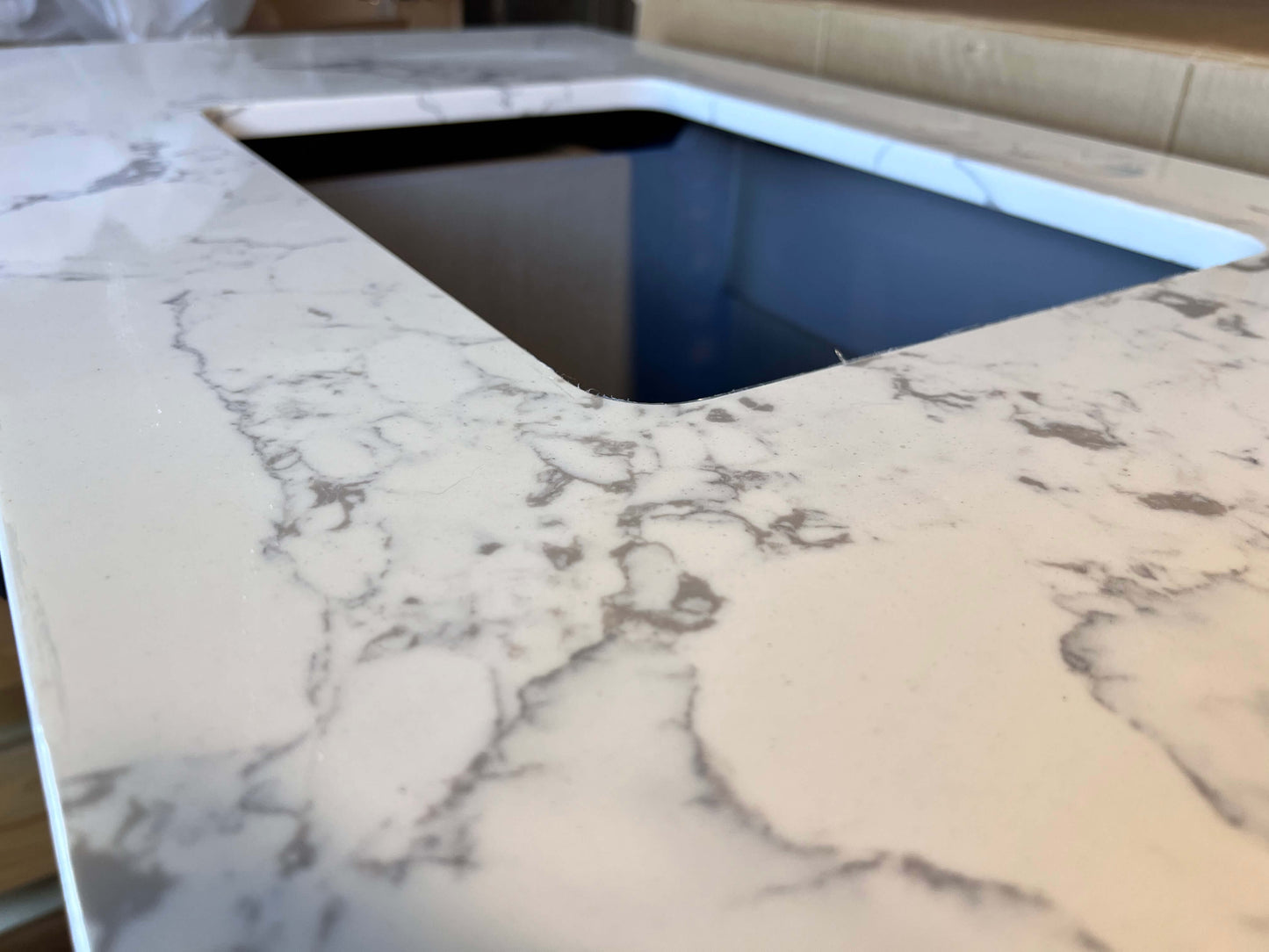42 Inch Bathroom Vanity - Cerused Gray